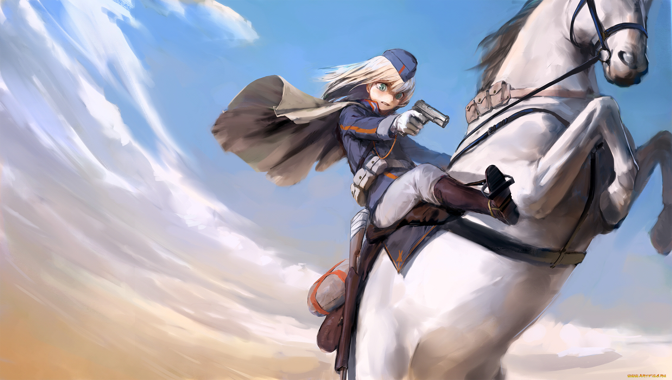 Девочка лошадь аниме